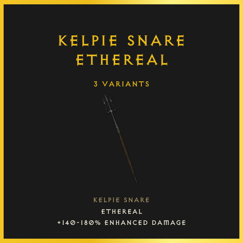 Kelpie Snare & Ethereal
