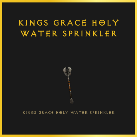 Kings Grace Holy Water Sprinkler