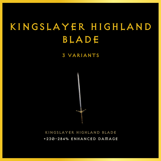 Kingslayer Highland Blade