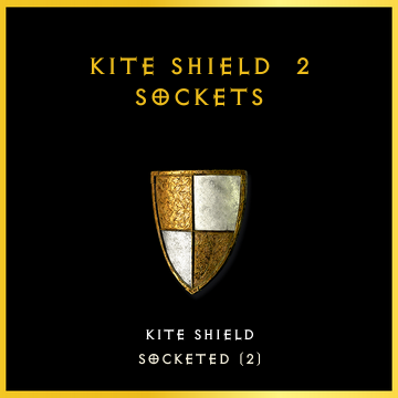 Kite Shield & 2 Sockets