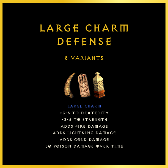 Large Charm & Defense