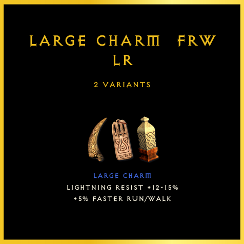 Large Charm & Frw & Lr