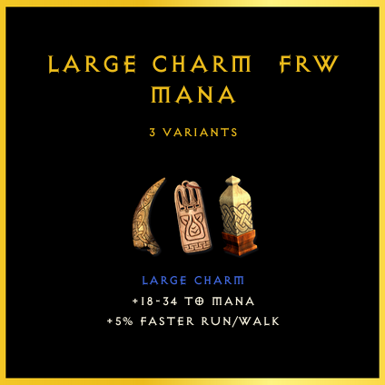 Large Charm & Frw & Mana