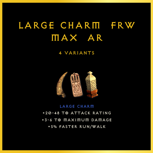 Large Charm & Frw & Max & Ar