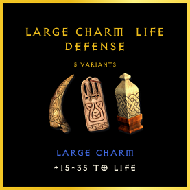 Large Charm & Life & Defense