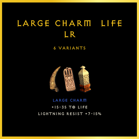 Large Charm & Life & Lr