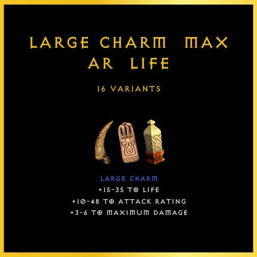 Large Charm & Max & Ar & Life