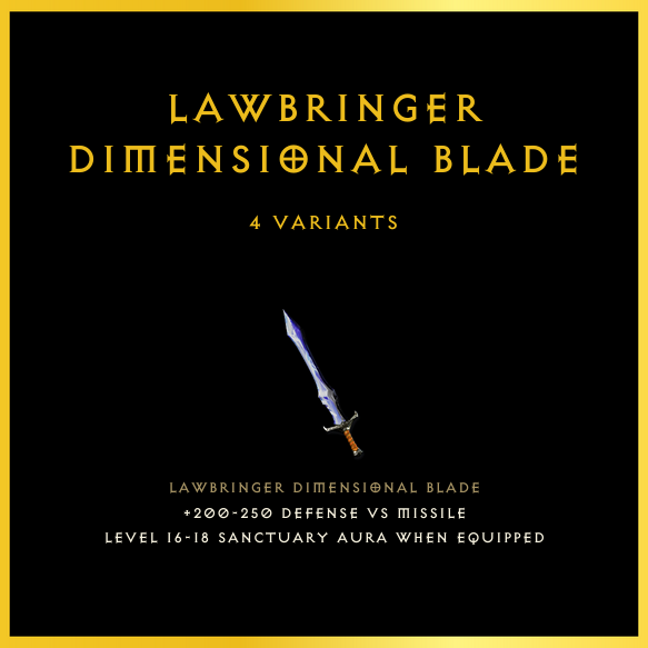 Lawbringer Dimensional Blade