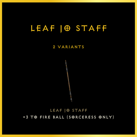 Leaf Jo Staff