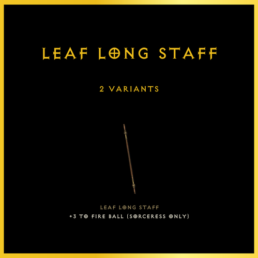 Leaf Long Staff