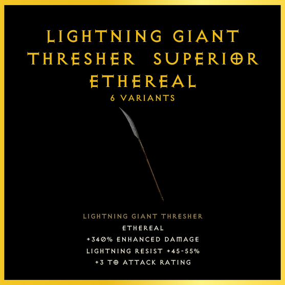 Lightning Giant Thresher & Superior & Ethereal