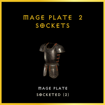 Mage Plate & 2 Sockets