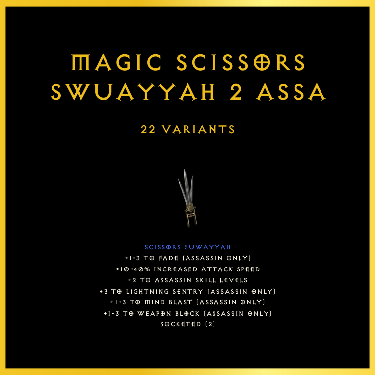 Magic Scissors Swuayyah +2 Assa