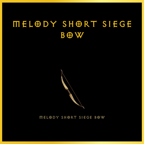 Melody Short Siege Bow