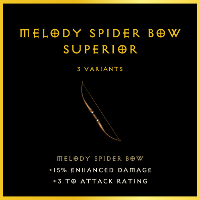 Melody Spider Bow & Superior