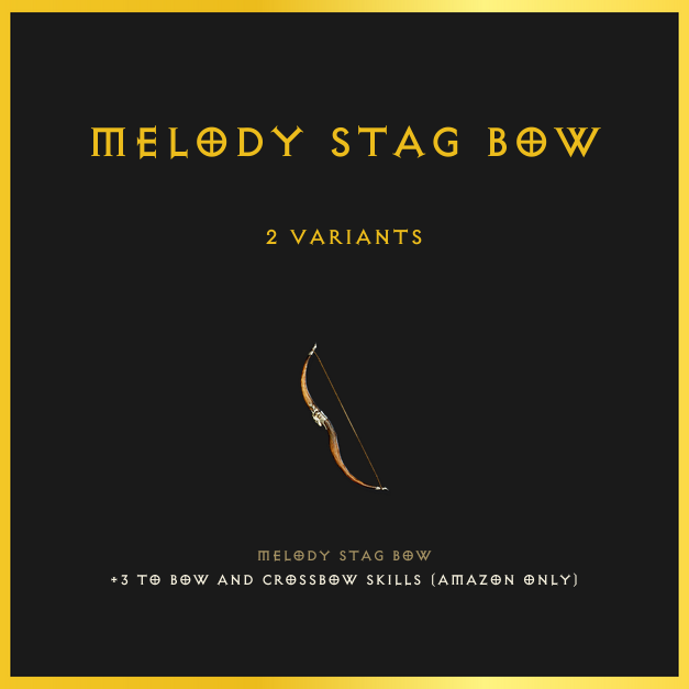 Melody Stag Bow