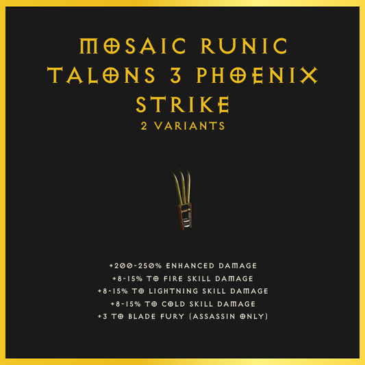 Mosaic Runic Talons +3 Phoenix Strike