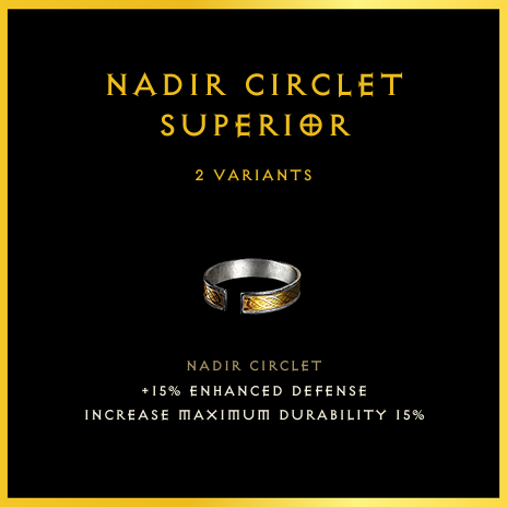 Nadir Circlet & Superior