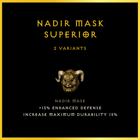 Nadir Mask & Superior