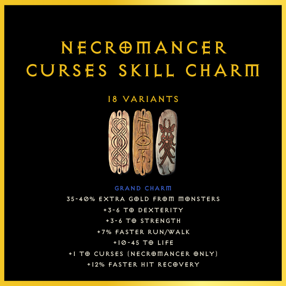 Necromancer Curses Skill Charm