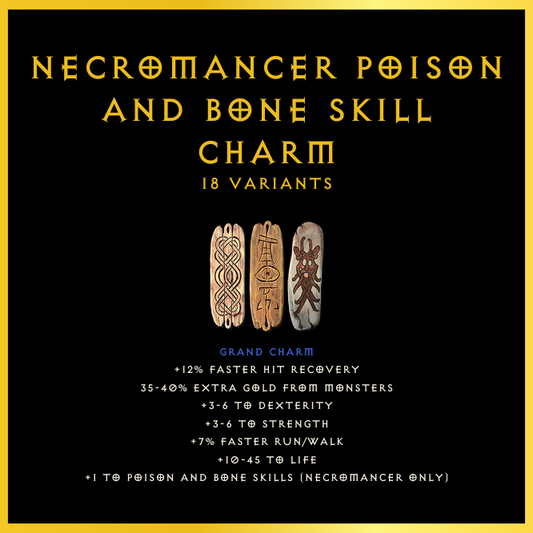 Necromancer Poison And Bone Skill Charm