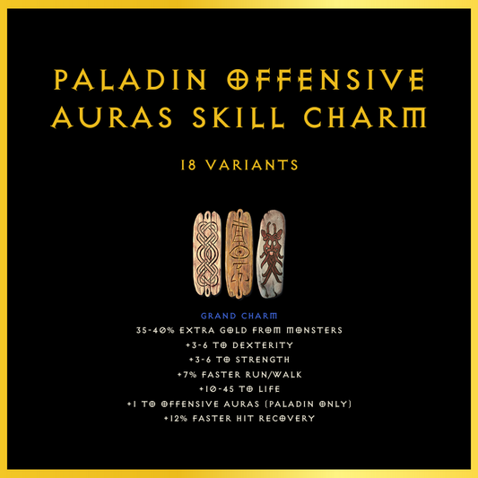 Paladin Offensive Auras Skill Charm