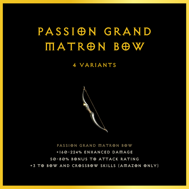 Passion Grand Matron Bow