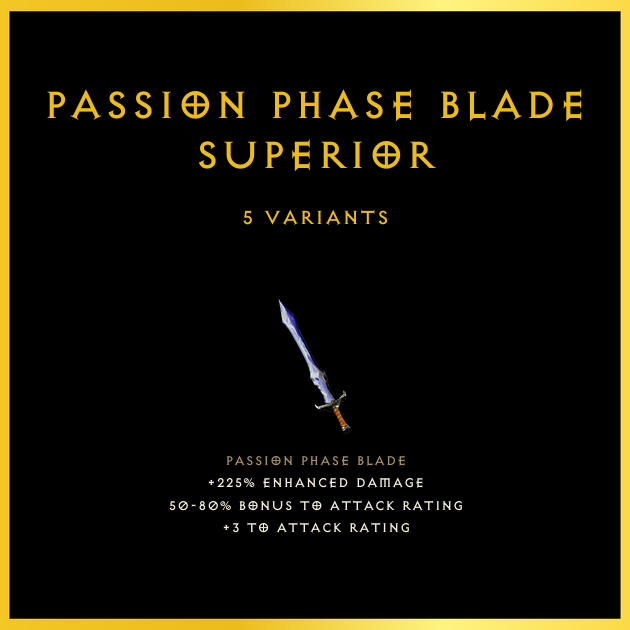 Passion Phase Blade & Superior