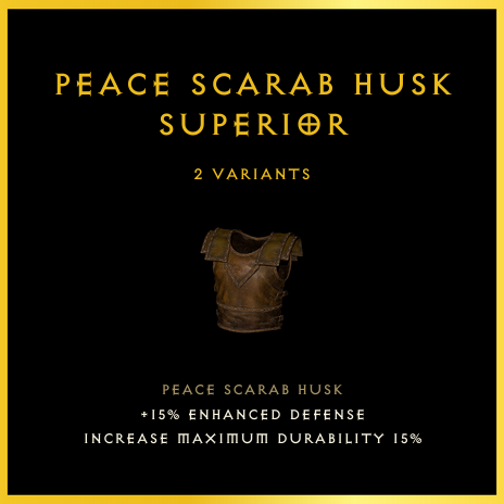 Peace Scarab Husk & Superior