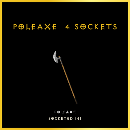 Poleaxe & 4 Sockets