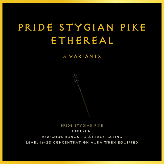 Pride Stygian Pike & Ethereal