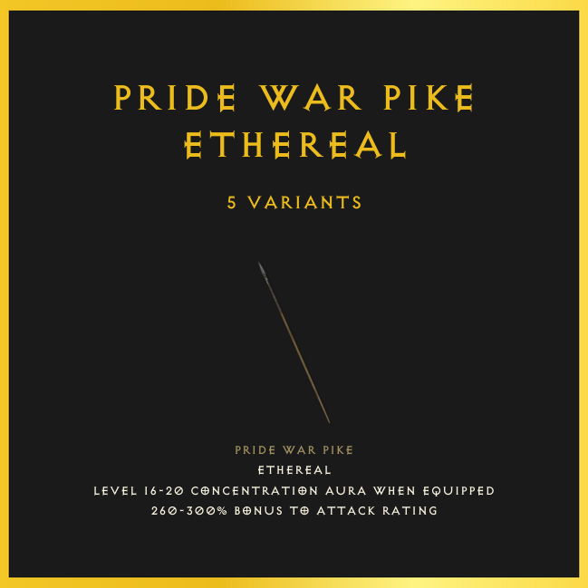 Pride War Pike & Ethereal