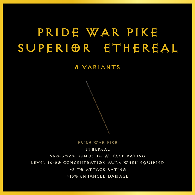 Pride War Pike & Superior & Ethereal