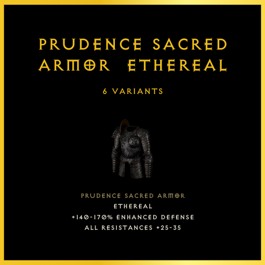 Prudence Sacred Armor & Ethereal
