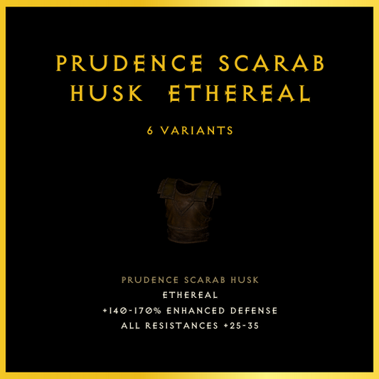 Prudence Scarab Husk & Ethereal