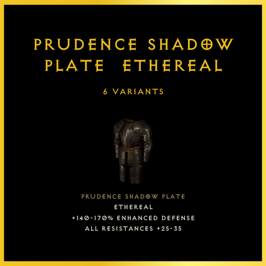 Prudence Shadow Plate & Ethereal