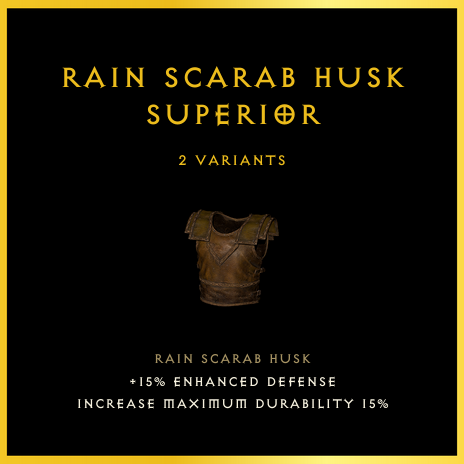 Rain Scarab Husk & Superior
