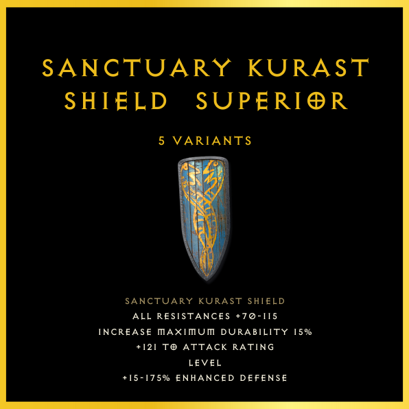 Sanctuary Kurast Shield & Superior