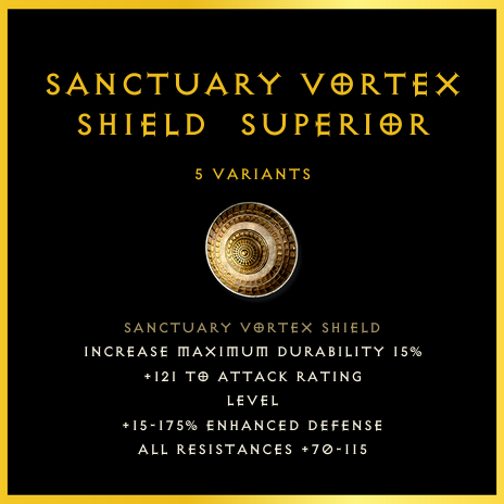 Sanctuary Vortex Shield & Superior