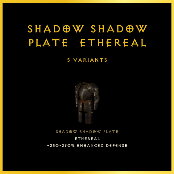 Shadow Shadow Plate & Ethereal
