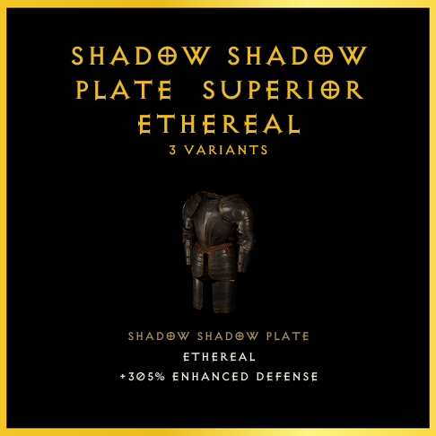 Shadow Shadow Plate & Superior & Ethereal