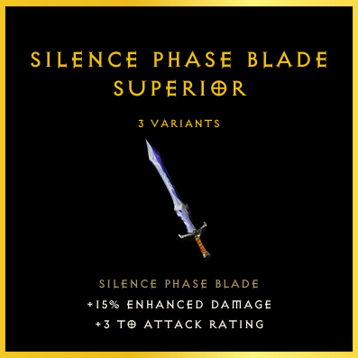 Silence Phase Blade & Superior