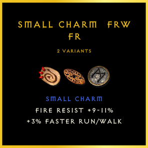 Small Charm & Frw & Fr