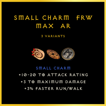 Small Charm & Frw & Max & Ar