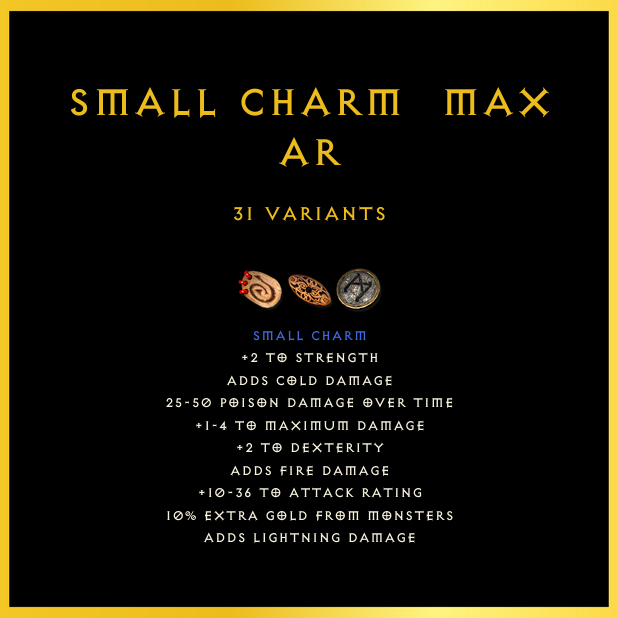 Small Charm & Max & Ar