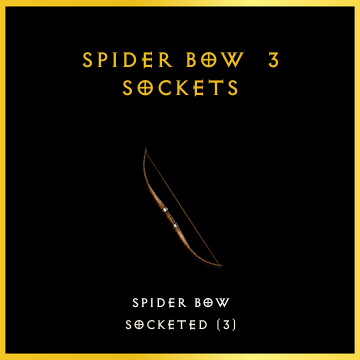 Spider Bow & 3 Sockets