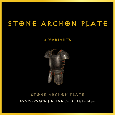 Stone Archon Plate