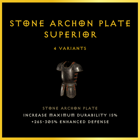 Stone Archon Plate & Superior