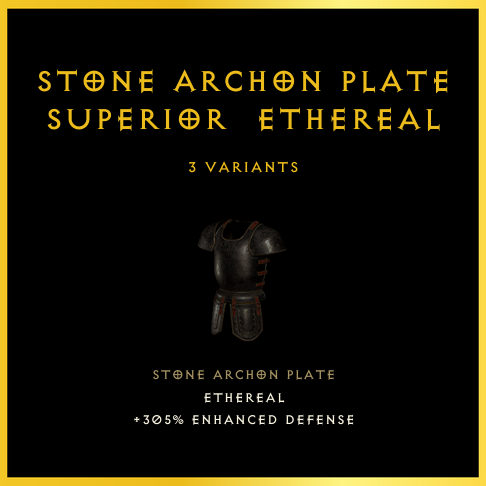 Stone Archon Plate & Superior & Ethereal