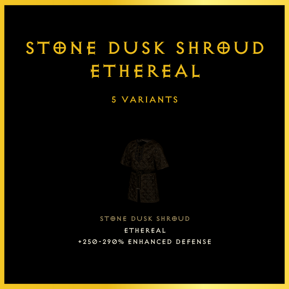 Stone Dusk Shroud & Ethereal